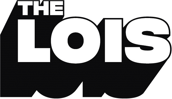 The Lois logo is black and white.